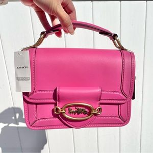 Coach Hero Shoulder Bag in Petunia Pink